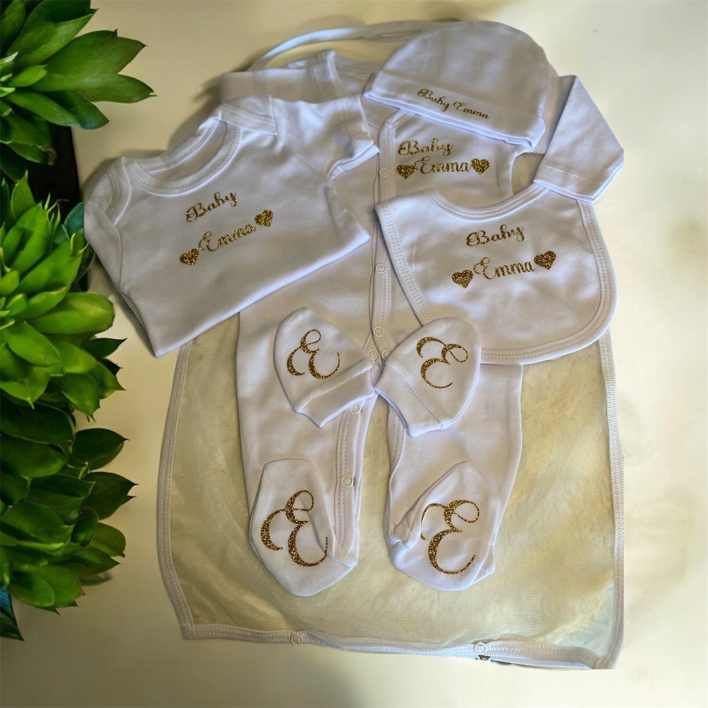 Coffret de naissance Nounou 6 pièces à personnaliser