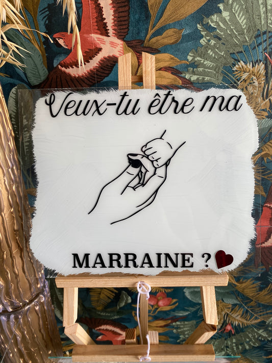 Cadre veux-tu être ma marraine ?